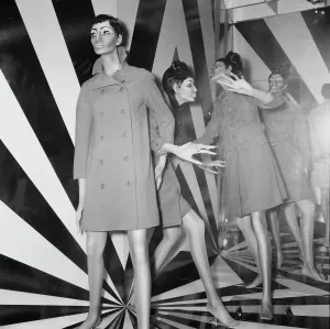 Wallis dress shop in Oxford Street have just placed the first black mannequins in a Wallis dress shop in Oxford Street have just placed the first black mannequins in a