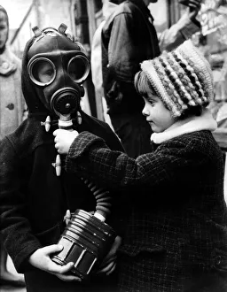 Wartime gas masks were sold by Mr Harry Breckner from his shop in Crowtree Road Wartime gas masks were sold by Mr Harry Breckner from his shop in Crowtree Road