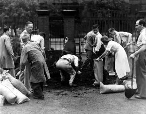 Wartime preparations at the Dental Hospital in Newcastle when students took part in a Wartime preparations at the Dental Hospital in Newcastle when students took part in a