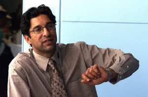 Wasim Akram July 1999 Lords Test Match England v New Zealand Day four Wasim Akram July 1999 Lords Test Match England v New Zealand Day four