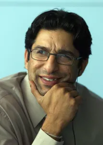 Wasim Akram July 1999 Lords Test Match England v New Zealand Day four Wasim Akram July 1999 Lords Test Match England v New Zealand Day four