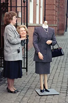 A waxwork of Mrs Thatcher in the Friargate waxworks in York. 21st February 1989 A waxwork of Mrs Thatcher in the Friargate waxworks in York. 21st February 1989