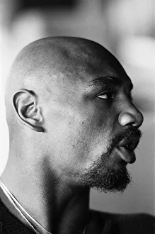 WBC and WBA world champion Marvin Hagler relaxing ahead of his sixth defence against WBC and WBA world champion Marvin Hagler relaxing ahead of his sixth defence against