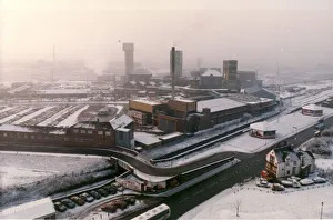 Wearmouth Colliery at a standstill after closure in November 1993 Wearmouth Colliery at a standstill after closure in November 1993