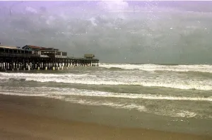 Weather Hurricane Floyd USA September 1999 Stormy seas off Coco Beach Florida give Weather Hurricane Floyd USA September 1999 Stormy seas off Coco Beach Florida give