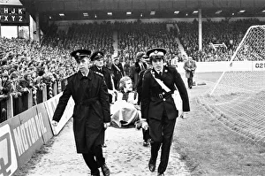 West Brom's Alistair Robertson is stretchered off during the local derby match West Brom's Alistair Robertson is stretchered off during the local derby match