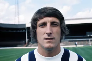 West Bromwich Albion footballer Tony Brown poses for a portrait at a photocall at The West Bromwich Albion footballer Tony Brown poses for a portrait at a photocall at The