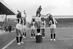 Images Dated 10th December 1972: West Bromwich Albion vs. Liverpool. AlbionIs nGo-Goi girls wearing the junior teamIs