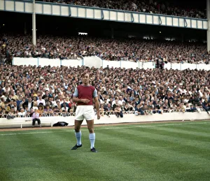 West Ham United footballer Jimmy Greaves at Upton Park before the League Division One West Ham United footballer Jimmy Greaves at Upton Park before the League Division One