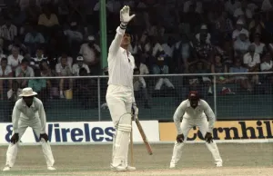 West Indies Cricket. West Indies v. England 5th Test. April 1990 90-2278-129 West Indies Cricket. West Indies v. England 5th Test. April 1990 90-2278-129