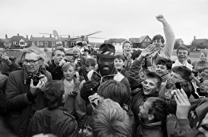 West Indies cricketer Richards at Riston County Cricket club where spent the 1987 season West Indies cricketer Richards at Riston County Cricket club where spent the 1987 season
