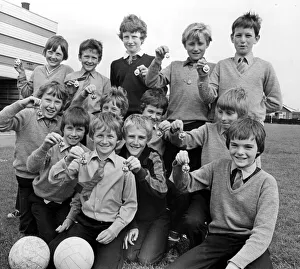 Westgarth Junior School football team were very disappointed to not win the Derek Butcher Westgarth Junior School football team were very disappointed to not win the Derek Butcher