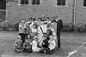 The wheel of fortune gets the thumbs-up from these youngsters at Skelmanthorpe scout The wheel of fortune gets the thumbs-up from these youngsters at Skelmanthorpe scout