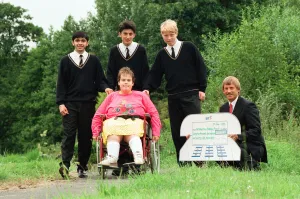 Wheelchair Pathway Project at Lickey Hills designed by pupils at Wheelers Lane Boys Wheelchair Pathway Project at Lickey Hills designed by pupils at Wheelers Lane Boys