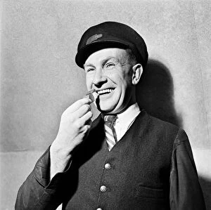 British Railways Collection: You can whistle for it. Bob Smith-Referee seen here in his day job as a Railway