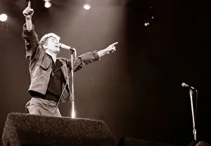 The Who in Concert - January 1983 Toronto Canada. Roger Daltrey singing on stage The Who in Concert - January 1983 Toronto Canada. Roger Daltrey singing on stage
