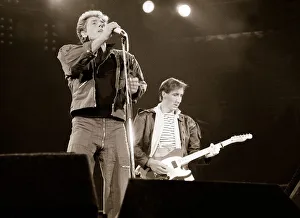 The Who in Concert, Roger Daltrey performing on stage in Toronto, Canada. December 1982 The Who in Concert, Roger Daltrey performing on stage in Toronto, Canada. December 1982