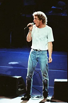 The Who rock group performing on stage in America during their reunion tour in The Who rock group performing on stage in America during their reunion tour in