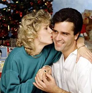A wife thanks her husband for all the gifts he gave her for Christmas A wife thanks her husband for all the gifts he gave her for Christmas