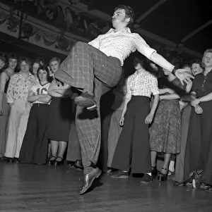 Wigan Casino dancers Northern soul dancing. 20th February 1975 Wigan Casino dancers Northern soul dancing. 20th February 1975