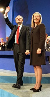 William Hague and Ffion Jenkins 10 OCTOBER 1997 William Hague MP Conservative Party William Hague and Ffion Jenkins 10 OCTOBER 1997 William Hague MP Conservative Party