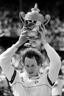 Wimbledon 1983: Men's Final: John McEnroe v. Chris Lewis. Winners and presentation Wimbledon 1983: Men's Final: John McEnroe v. Chris Lewis. Winners and presentation