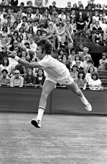 Images Dated 24th June 1981: Wimbledon 3rd Day: Jimmy Connors in action. June 1981 81-3579-011
