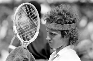 Images Dated 24th June 1981: Wimbledon 3rd Day: John McEnroe. June 1981 81-3579-014