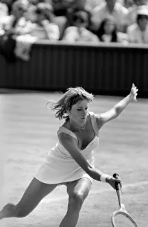 Wimbledon '80': 10th day. Chris Evert-Lloyd. July 1980 80-3438-018 Wimbledon '80': 10th day. Chris Evert-Lloyd. July 1980 80-3438-018