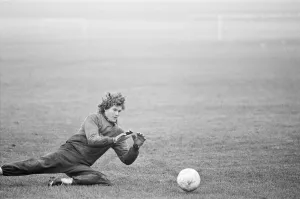 Wimbledon Football Club training session. Picture shows player goal keeper Wimbledon Football Club training session. Picture shows player goal keeper