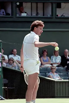 Wimbledon. Jimmy Connors. June 1988 88-3372-047 Wimbledon. Jimmy Connors. June 1988 88-3372-047