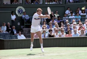 Wimbledon. Jimmy Connors. June 1988 88-3372-061 Wimbledon. Jimmy Connors. June 1988 88-3372-061