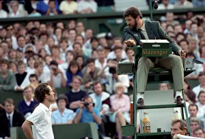 Wimbledon. John McEnroe. June 1988 88-3372-121 Wimbledon. John McEnroe. June 1988 88-3372-121