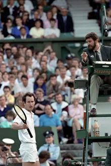 Wimbledon. John McEnroe. June 1988 88-3372-122 Wimbledon. John McEnroe. June 1988 88-3372-122