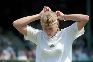 Wimbledon. Steffi Graf. July 1991 91-4353-106 Wimbledon. Steffi Graf. July 1991 91-4353-106