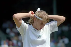 Wimbledon. Steffi Graf. July 1991 91-4353-107 Wimbledon. Steffi Graf. July 1991 91-4353-107