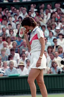 Wimbledon. Steffi Graf (Women Singles Winner) v. Pam Shriver. June 1988 88-3518-095 Wimbledon. Steffi Graf (Women Singles Winner) v. Pam Shriver. June 1988 88-3518-095