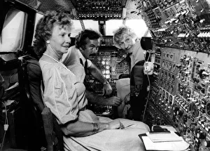 Winners of the Sunday Sun competition to win a flight on Concorde in August 1984 Winners of the Sunday Sun competition to win a flight on Concorde in August 1984