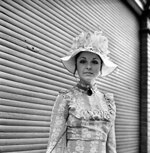 Woman wearing a hat on the first day of Royal Ascot June 1970 70-05824-008 Woman wearing a hat on the first day of Royal Ascot June 1970 70-05824-008