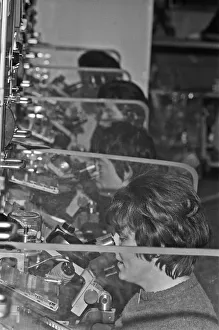 Women night workers at Texas Instruments Ltd in Bedford Circa February 1970 Women night workers at Texas Instruments Ltd in Bedford Circa February 1970