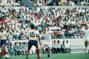 World Cup 1970 Group C match England v Romania Alan Ball of England in World Cup 1970 Group C match England v Romania Alan Ball of England in