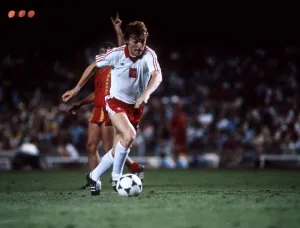 World Cup 1982 Zbigniew Boniek running with the ball World Cup 1982 Zbigniew Boniek running with the ball