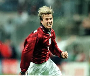 World Cup France 1998 England 2 Colombia 0 Group G David Beckham World Cup France 1998 England 2 Colombia 0 Group G David Beckham
