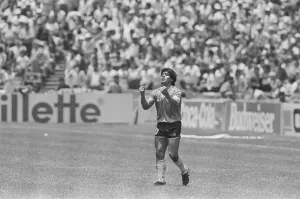 World Cup Mexico 86 England v Argentina action plus fans at the match World Cup Mexico 86 England v Argentina action plus fans at the match