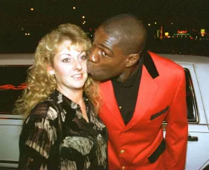 Former World Heavyweight Boxing Champion Frank Bruno accompanied by his wife Laura Former World Heavyweight Boxing Champion Frank Bruno accompanied by his wife Laura
