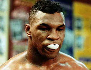 World Heavyweight Champion Boxe Mike Tyson of USA ahead of his fight with Frank Bruno World Heavyweight Champion Boxe Mike Tyson of USA ahead of his fight with Frank Bruno