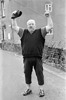 Wrestler, Shirley Crabtree, alias Big Daddy. 18th May 1988 Wrestler, Shirley Crabtree, alias Big Daddy. 18th May 1988