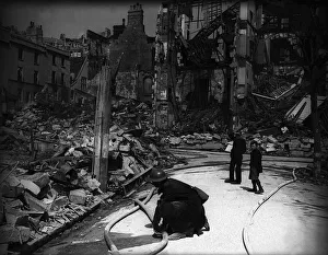 WW2 bomb damage to buildings in Bath. Y2K Y2K WW2 bomb damage to buildings in Bath. Y2K Y2K
