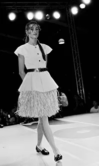 Yasmin Le Bon, model on the catwalk 10/10/88 Yasmin Le Bon, model on the catwalk 10/10/88
