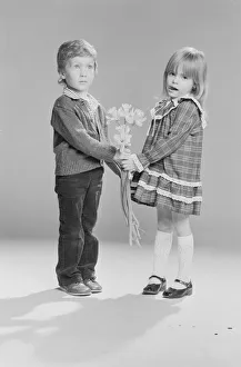 Four year old Ian Ross from Westminster with his Valentine Chantelle Smith from Islington Four year old Ian Ross from Westminster with his Valentine Chantelle Smith from Islington